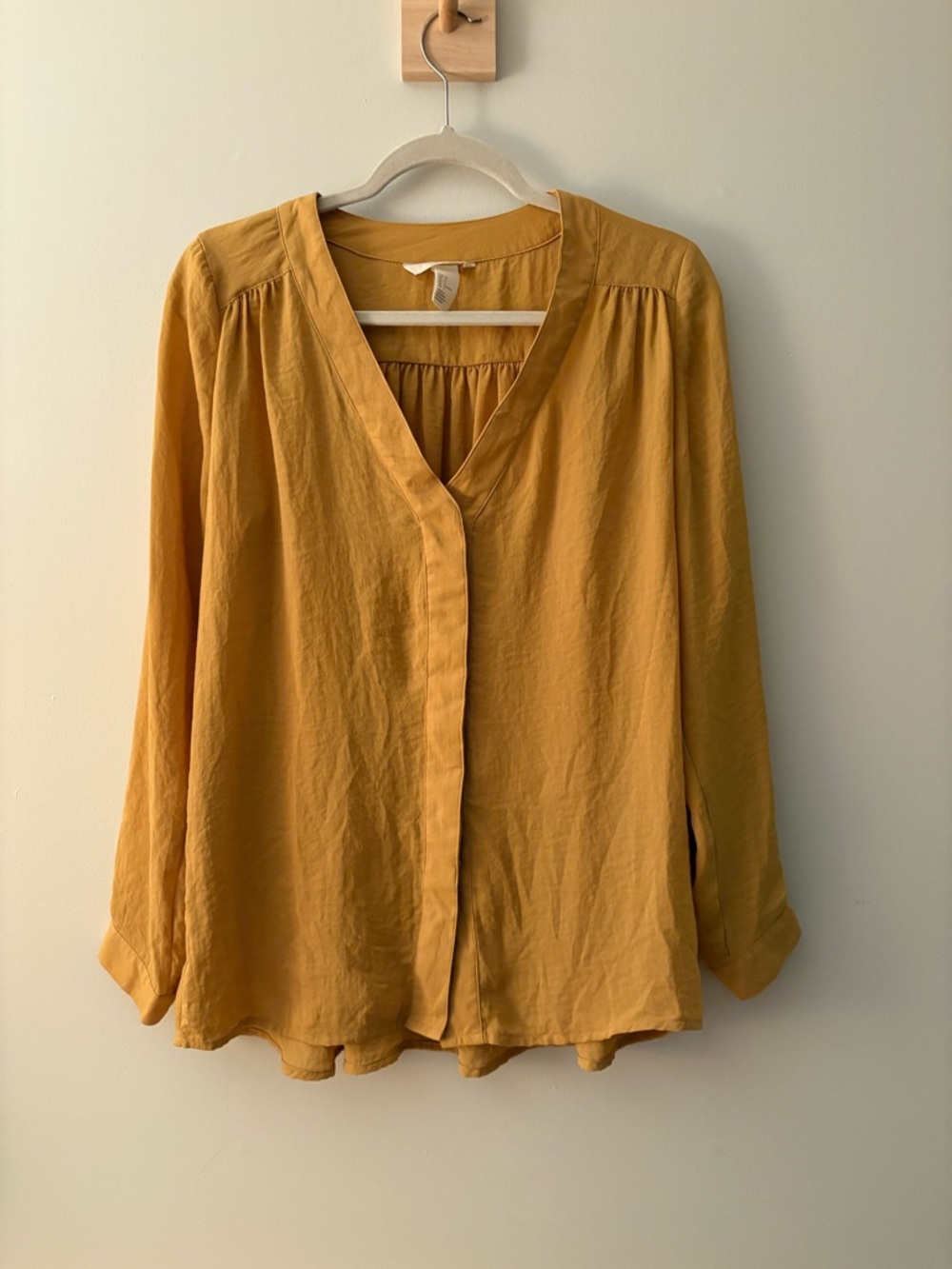 Dressy V-neck blouse